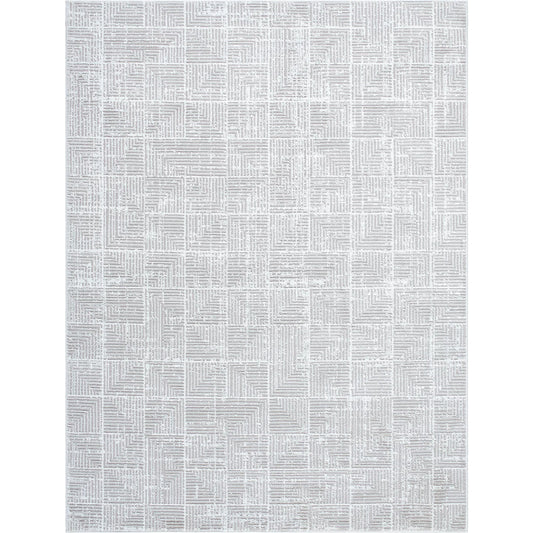 Nesta Rug - 526501 by Livabliss in light beige, ivory. Made from face: 100% polyester, warp: 100% recycled pet yarn in a unique style.