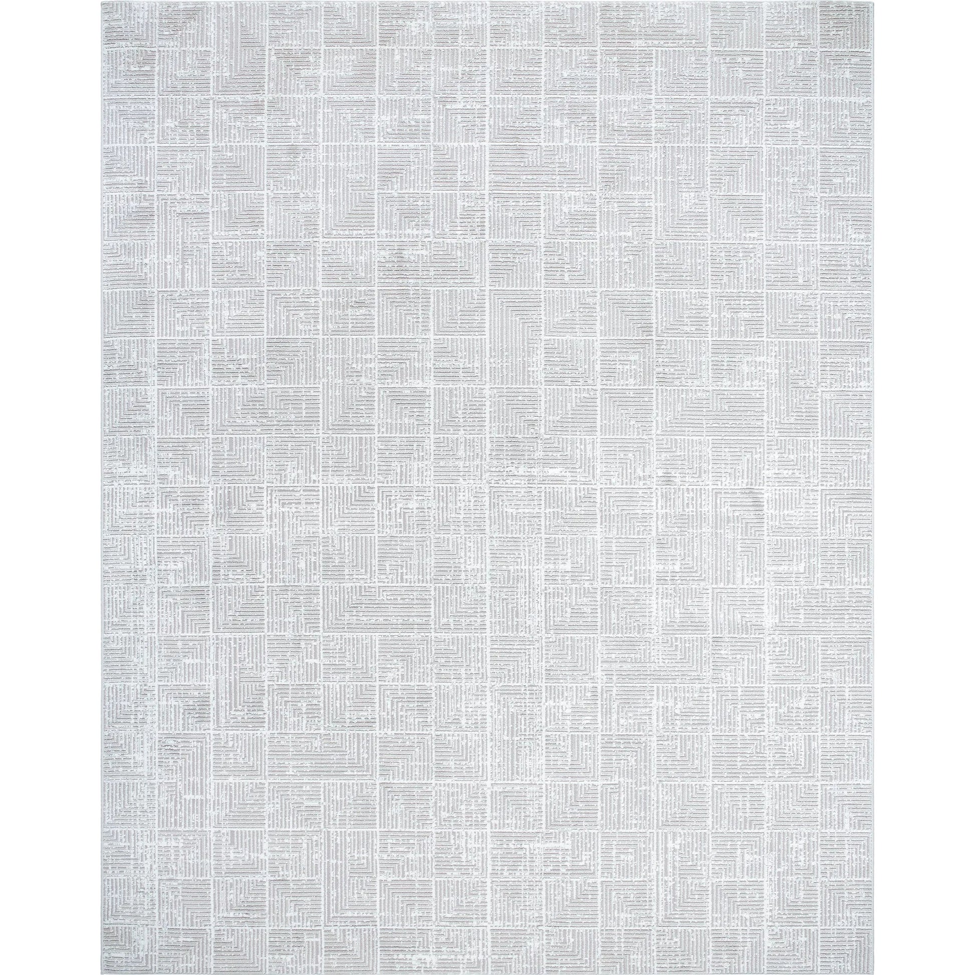 Nesta NST-2302 Rug by Livabliss in light beige, ivory. Made from face: 100% polyester, warp: 100% recycled pet yarn in a unique style.
