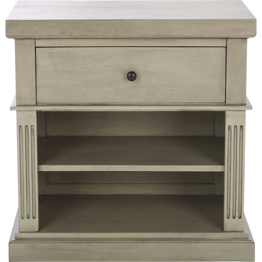 Juneau Nightstand by HedgeApple Essentials. Made from accacia, mdf, veneer, plywood, iron in a unique style.