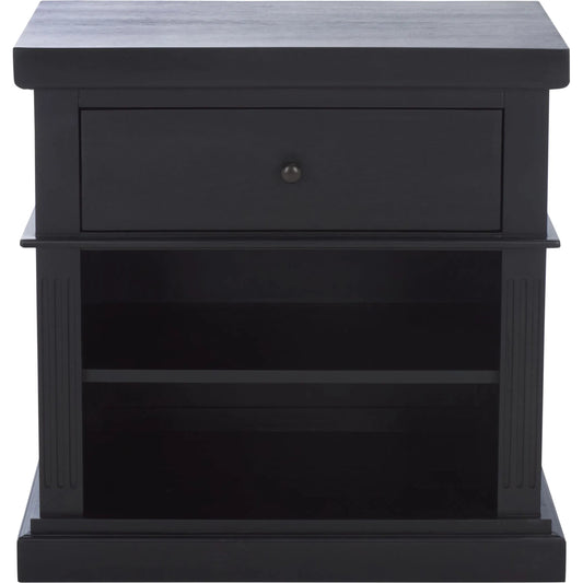 Juneau Nightstand by HedgeApple Essentials. Made from accacia, mdf, veneer, plywood, iron in a unique style.