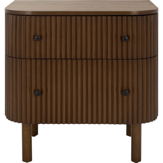 Grainger 2 Drawer Nightstand by HedgeApple Essentials. Made from mdf, plywood, solid wood zinc in a transitional style.