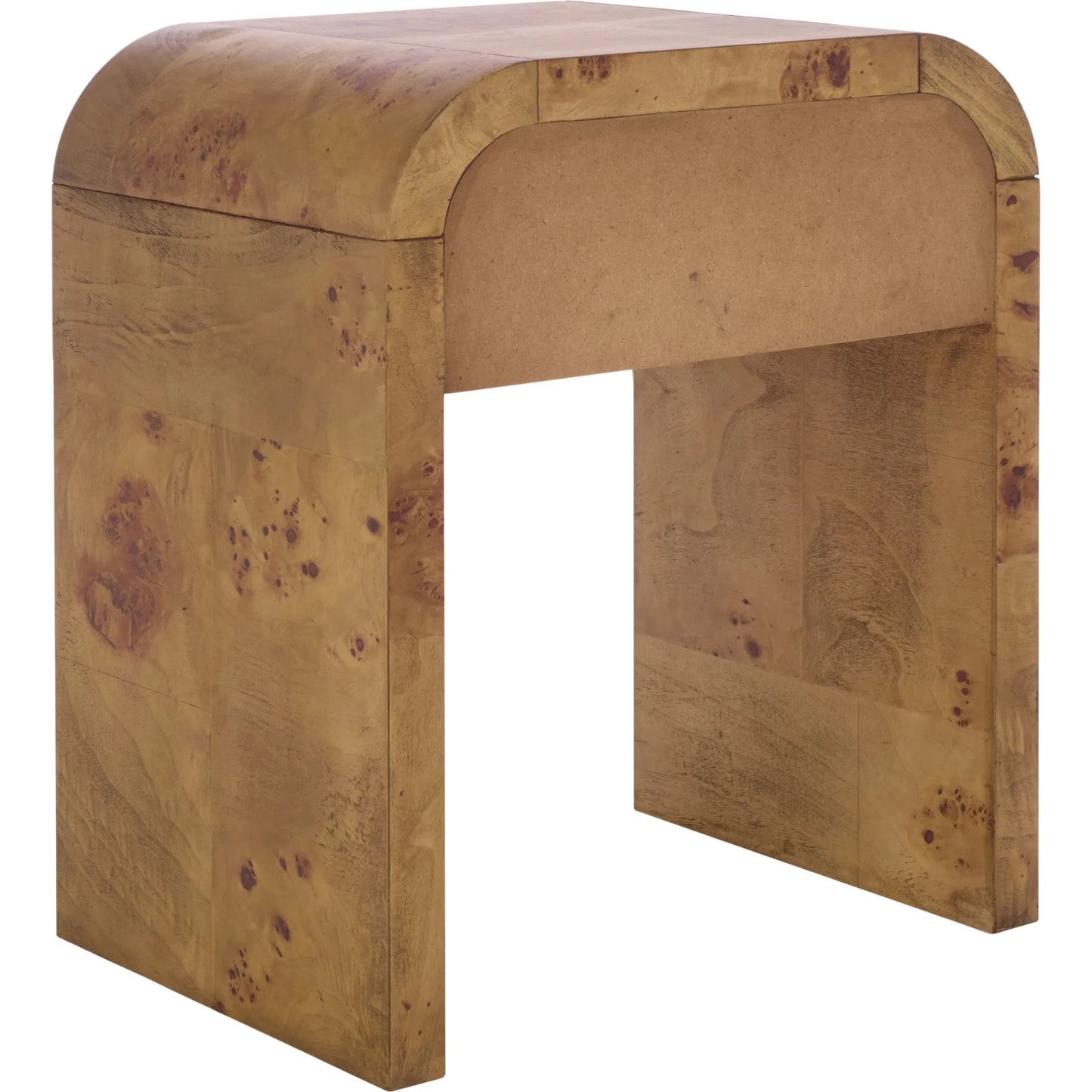 003 SI-2454019 | Additional Silo | Clark 1 Drawer Nightstand by HedgeApple Essentials in natural. Made from wood, mdf, veneer, burlwood in a transitional style.