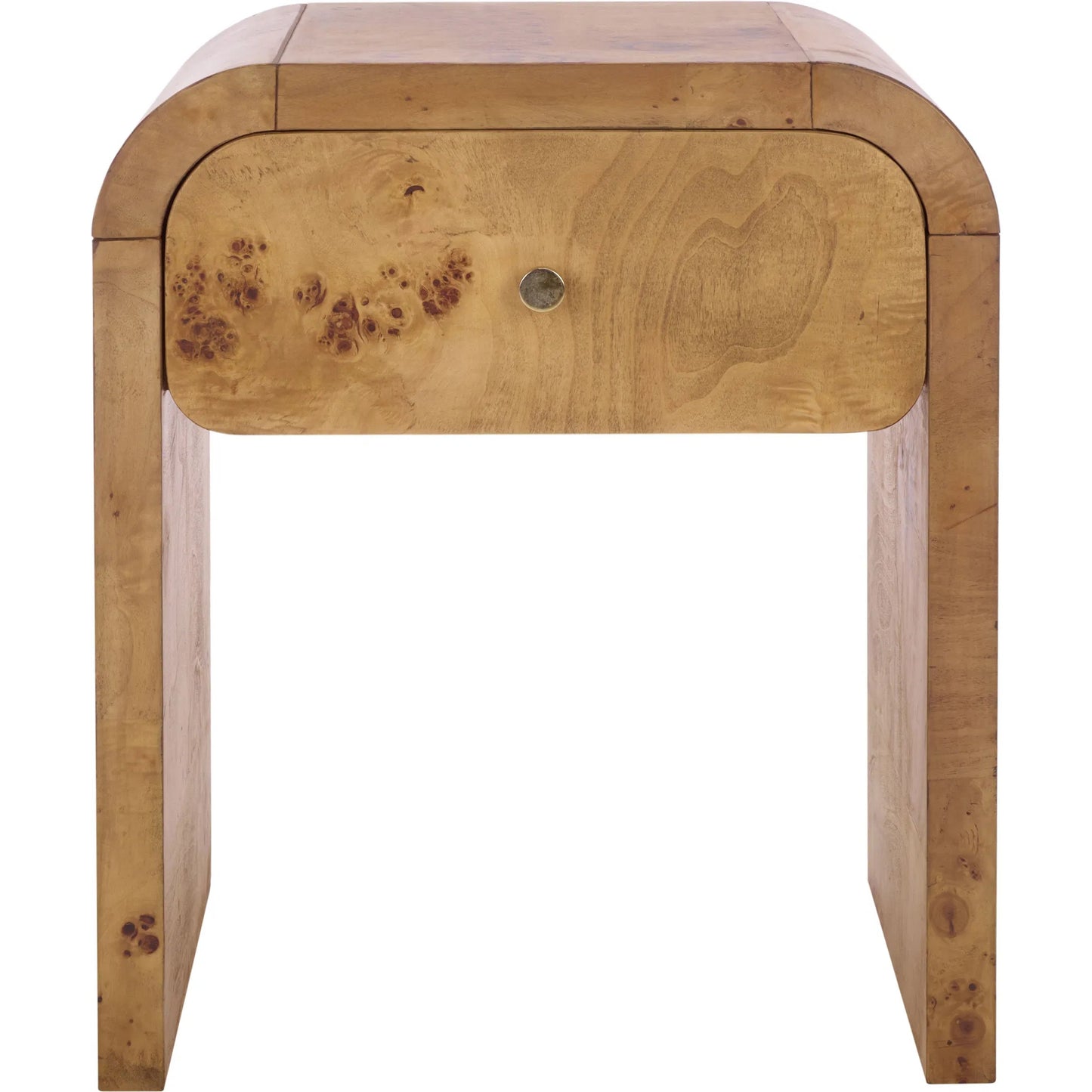 001 SI-2454019 | Primary Silo | Clark 1 Drawer Nightstand by HedgeApple Essentials in natural. Made from wood, mdf, veneer, burlwood in a transitional style.
