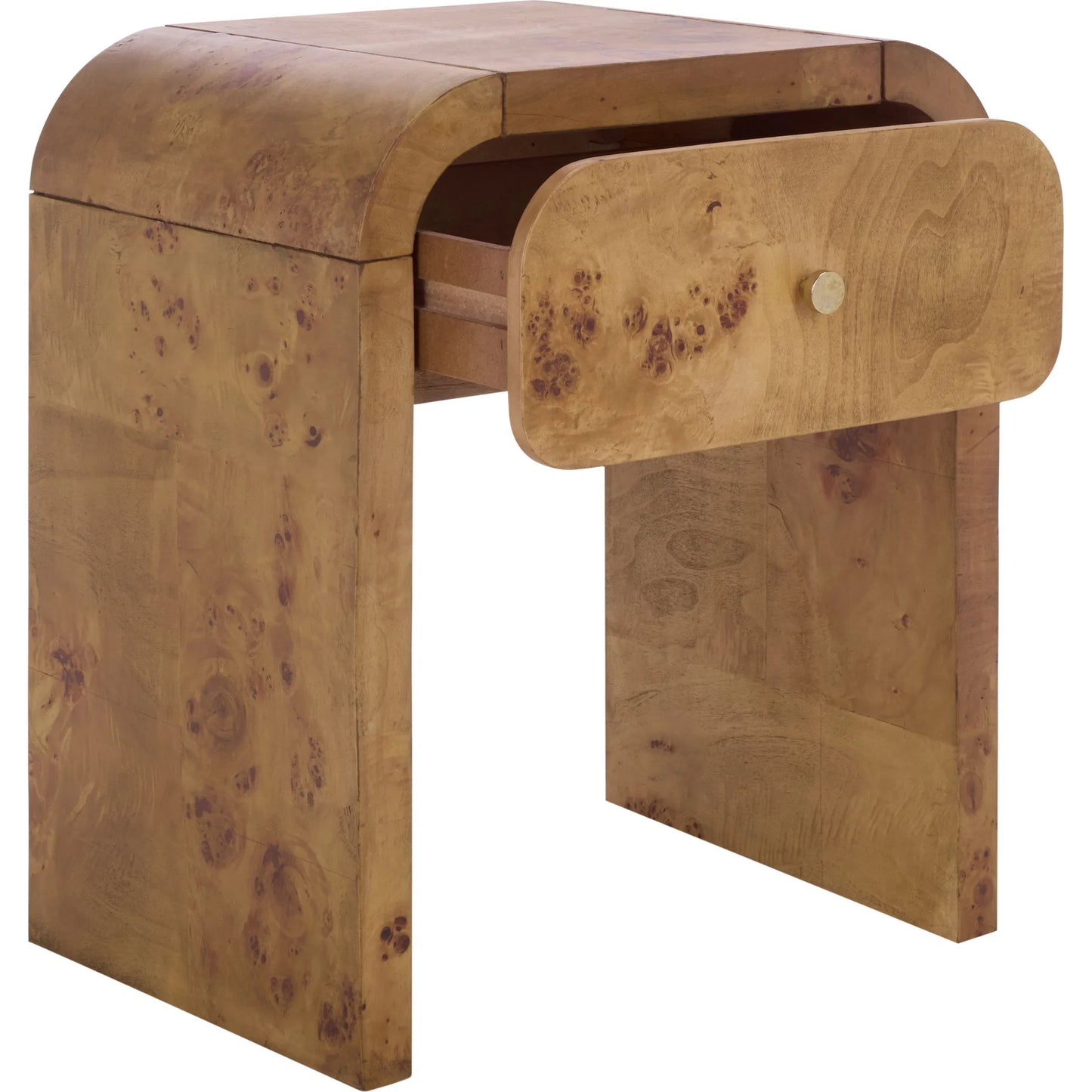 004 SI-2454019 | Additional Silo | Clark 1 Drawer Nightstand by HedgeApple Essentials in natural. Made from wood, mdf, veneer, burlwood in a transitional style.
