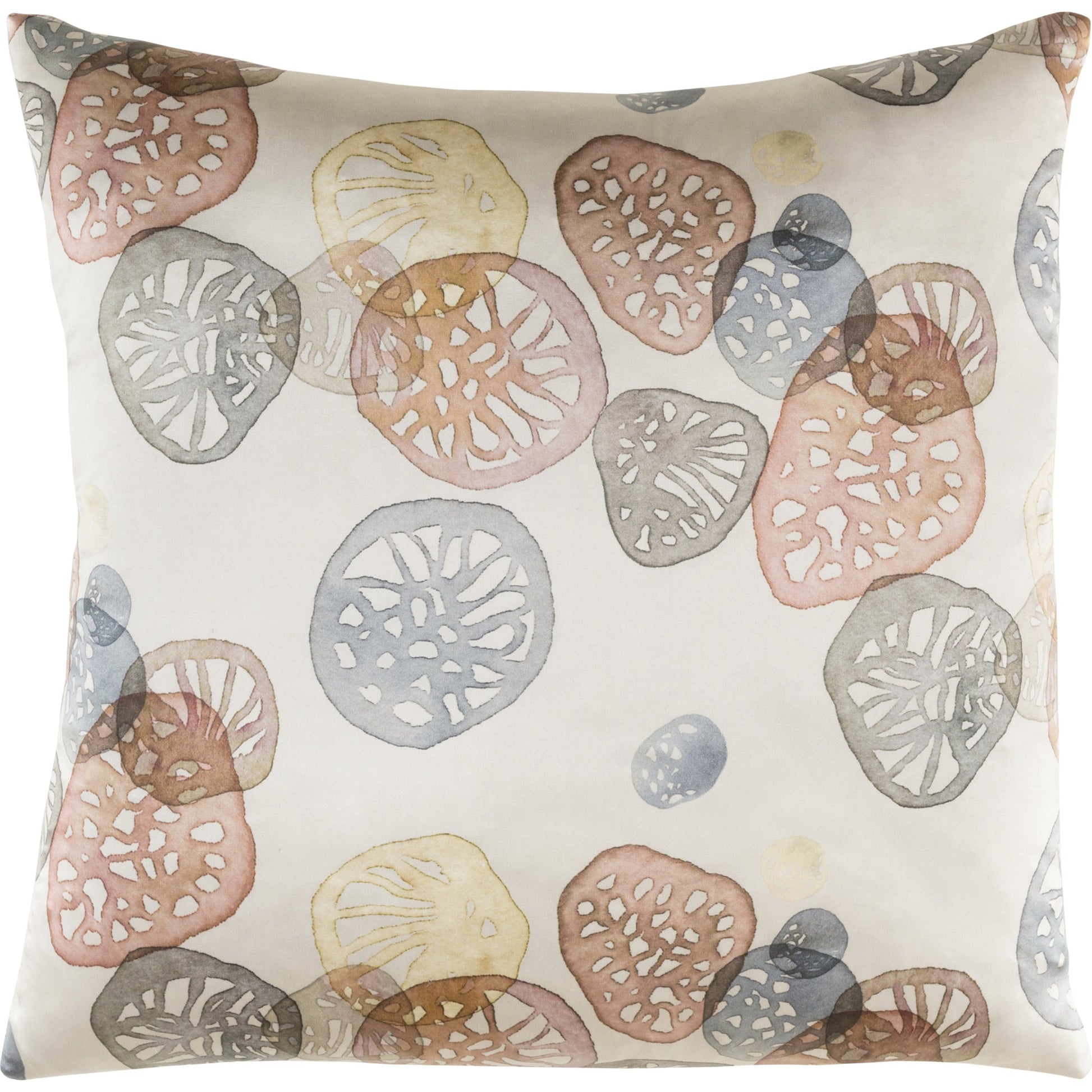 Natural Affinity Pillow - 33916 by Surya. Made from front: 100% silk, back: 100% silk in a modern style.