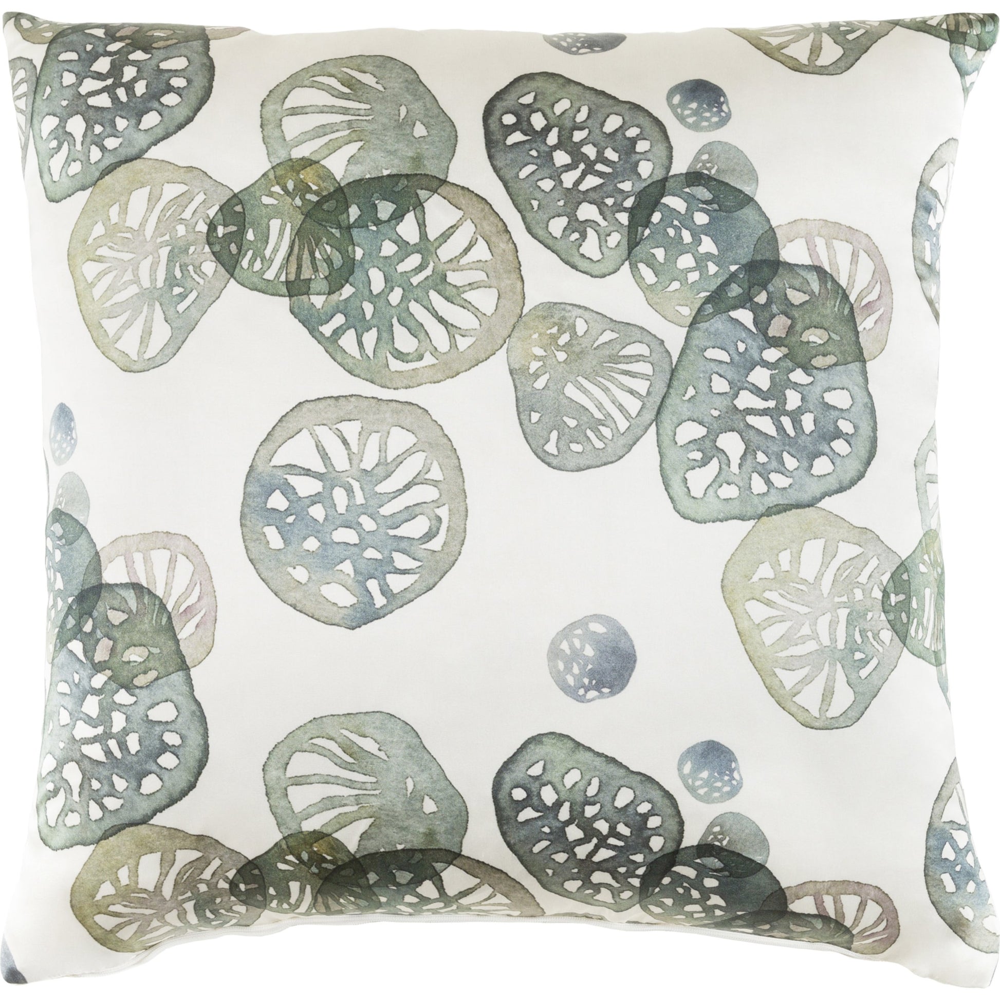 Natural Affinity Pillow - 33916 by Surya. Made from front: 100% silk, back: 100% silk in a modern style.