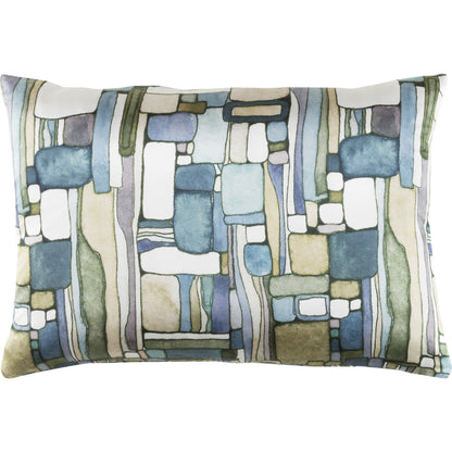Natural Affinity Pillow - 33544 by Surya. Made from front: 100% silk, back: 100% silk in a coastal style.