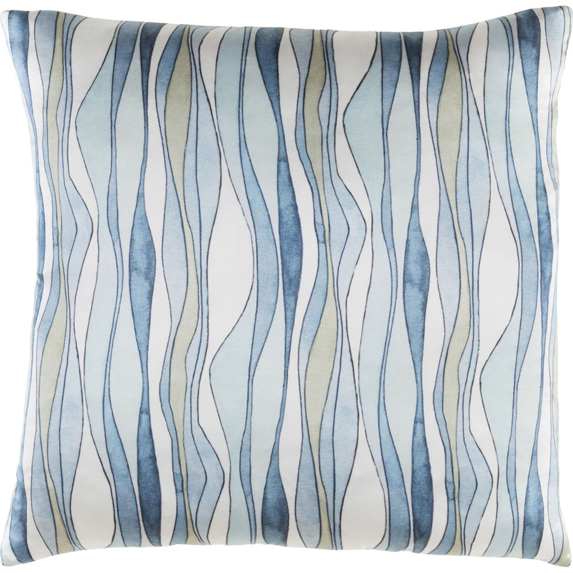 Natural Affinity Pillow - 33766 by Surya. Made from front: 100% silk, back: 100% silk in a modern style.