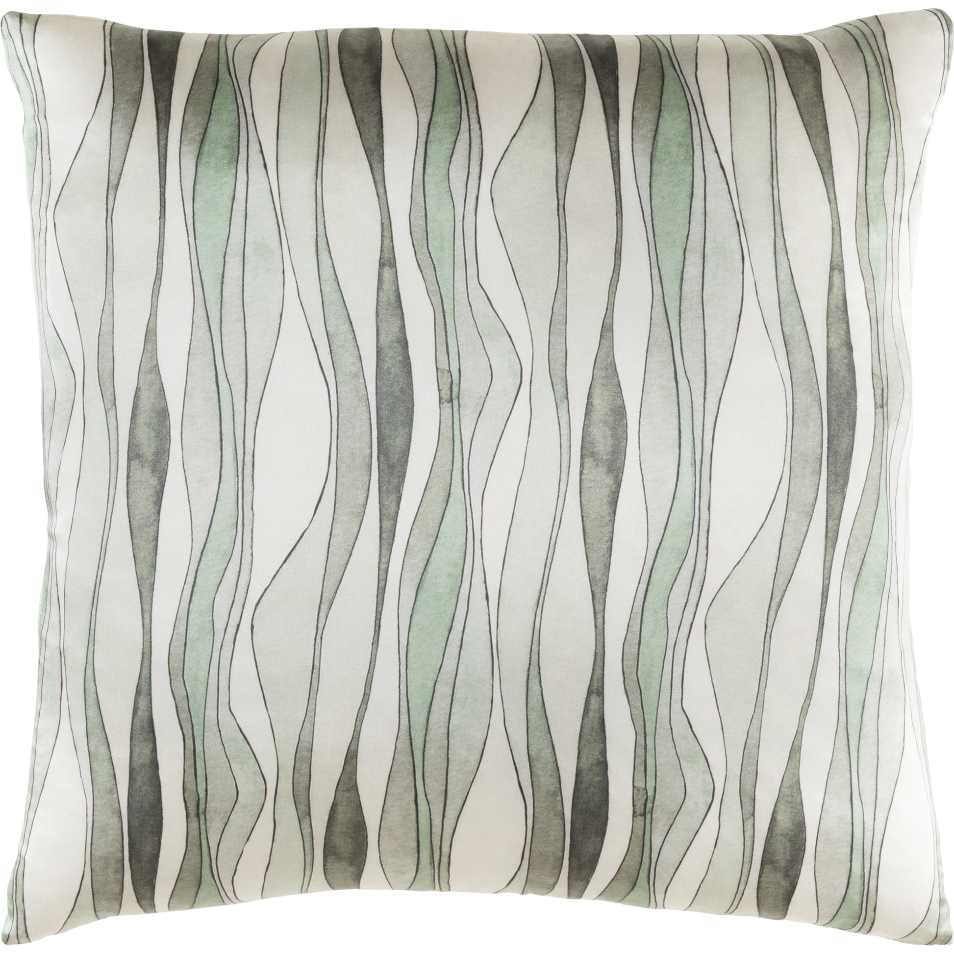 Natural Affinity Pillow - 33766 by Surya. Made from front: 100% silk, back: 100% silk in a modern style.