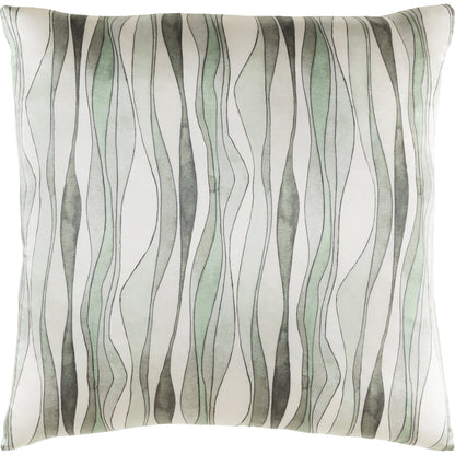 Natural Affinity Pillow - 33766 by Surya. Made from front: 100% silk, back: 100% silk in a modern style.