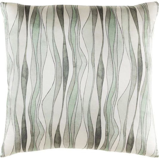 Natural Affinity Pillow - 33766 by Surya. Made from front: 100% silk, back: 100% silk in a modern style.