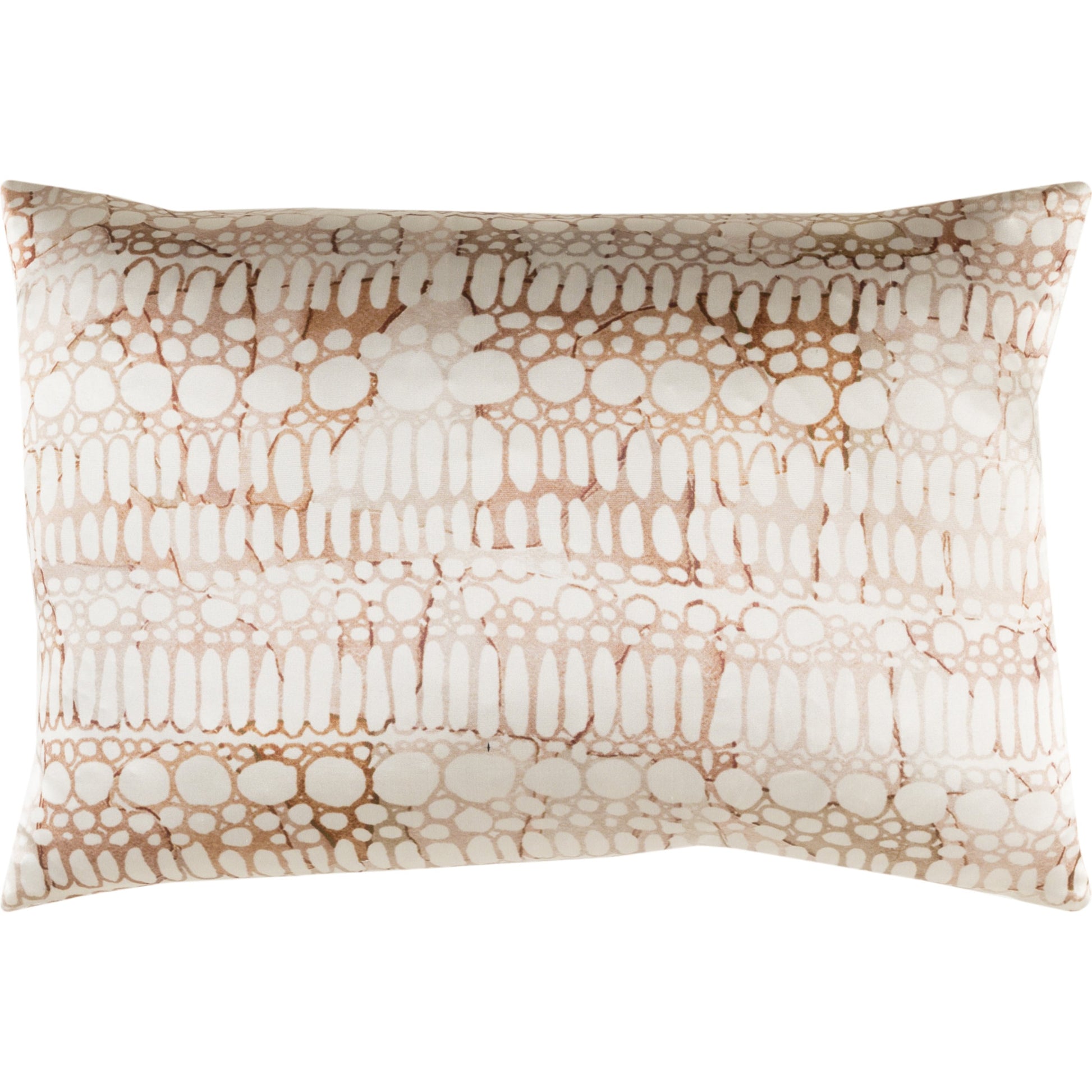 Natural Affinity Pillow - 33375 by Surya in beige, olive, brown, light beige. Made from front: 100% silk, back: 100% silk in a modern style.
