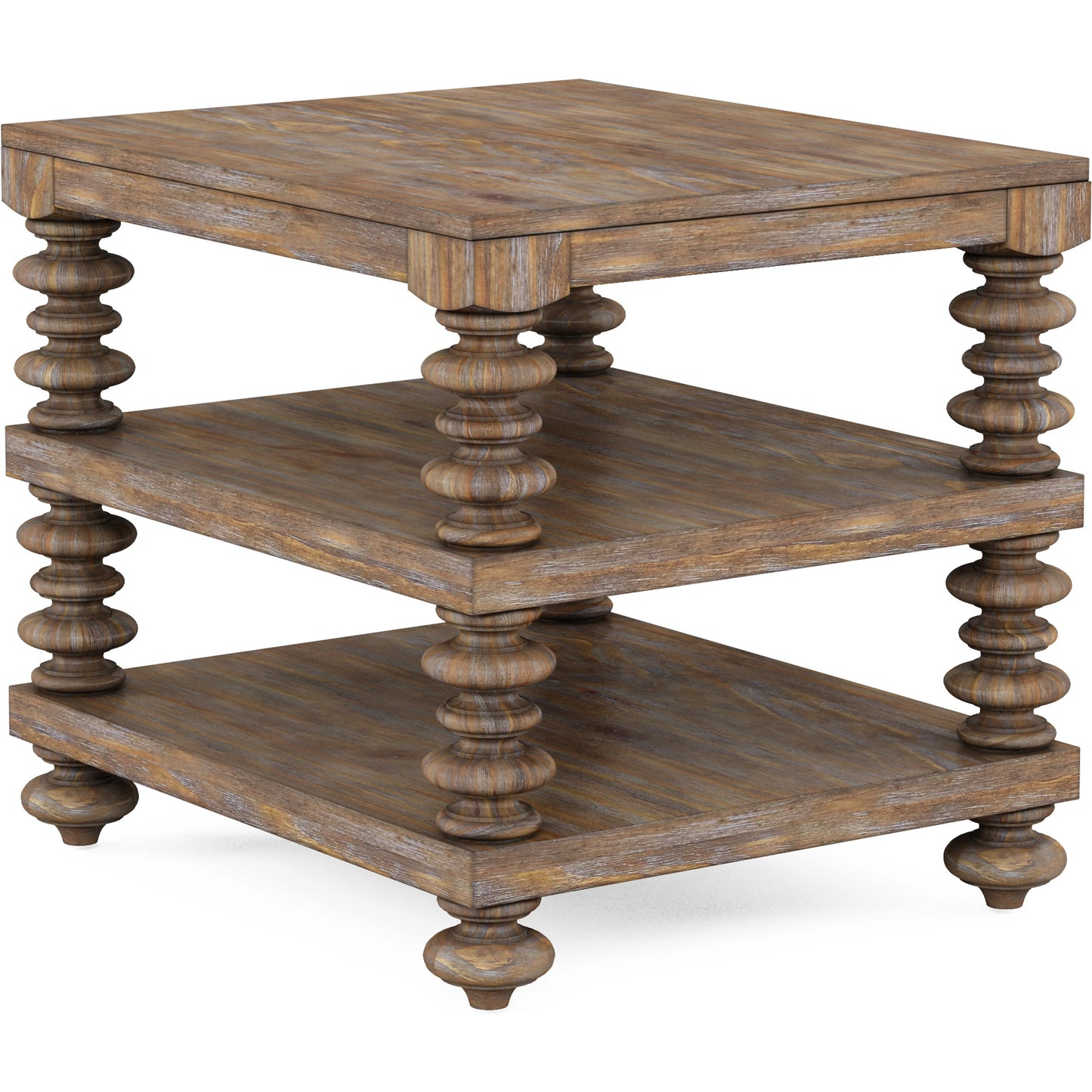 001 SI-2064901 | Primary Silo | Architrave End Table by A.R.T. Furniture in almond. Made from pine solids and veneer in a traditional style.