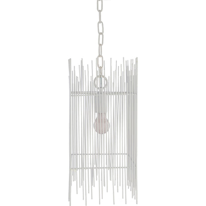 Natasha Ceiling Light - 23162 by Surya in white, translucent and n/a, white. Made from metal in a transitional style.