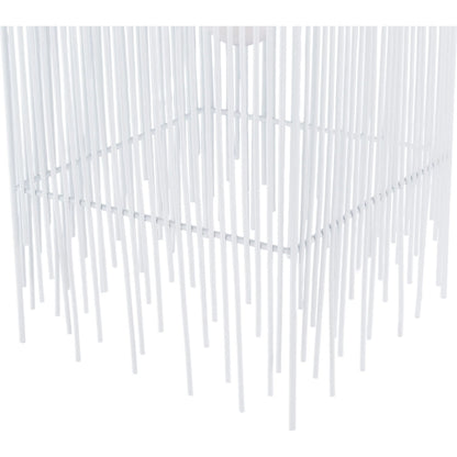 Natasha Ceiling Light - 23162 by Surya in white, translucent and n/a, white. Made from metal in a transitional style.