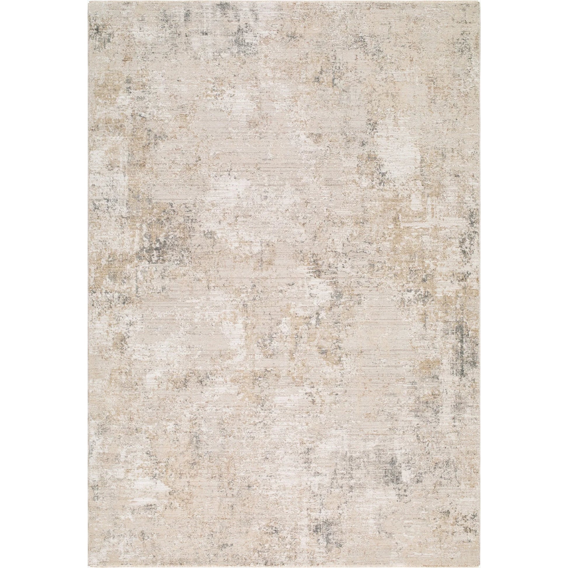 Nathan NTH-2303 Rug by Livabliss in cream, light brown, light beige, medium gray. Made from polyester in a unique style.