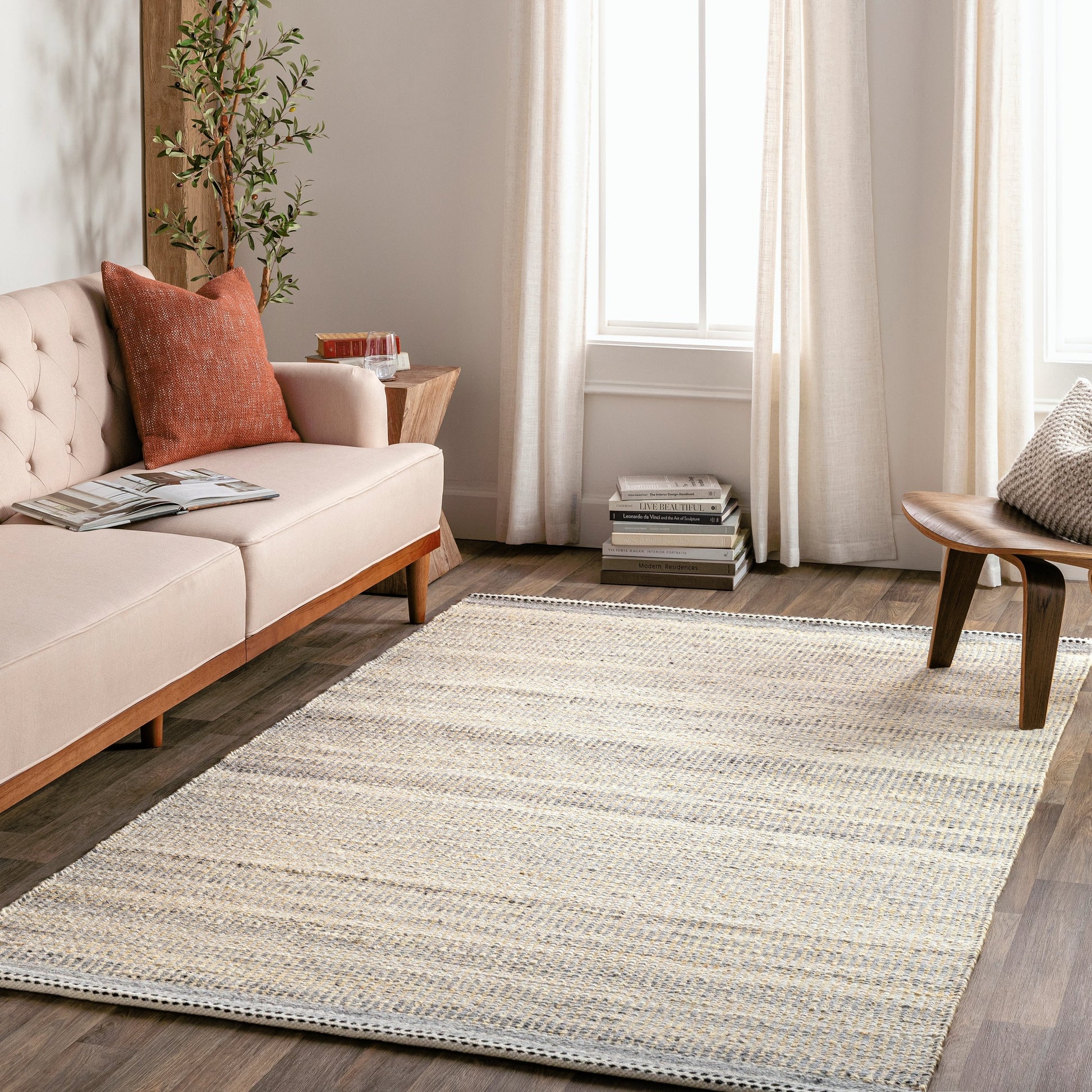 Nottingham Rug - 29247 by Livabliss. Made from 50% jute, 50% wool in a unique style.
