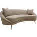 Luna Sofa by Pasargad Home. Made from polyester fabric in a modern style.