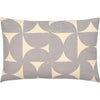 Medium Gray, Light Beige / Down Feather / 18" x 18"