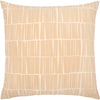 Tan, Light Beige / Down Feather / 18" x 18"