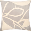 Medium Gray, Light Beige / Down Feather / 18" x 18"