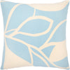 Light Blue, Beige / Down Feather / 18" x 18"