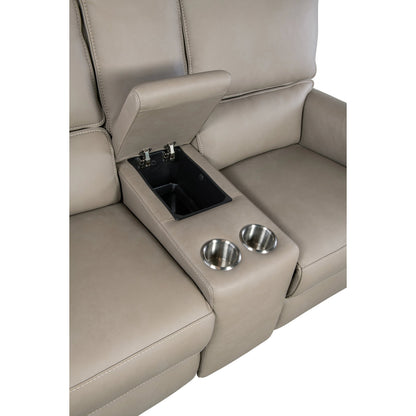 Somers Power Console Loveseat by Hooker Furniture. Made from unique in a transitional style.