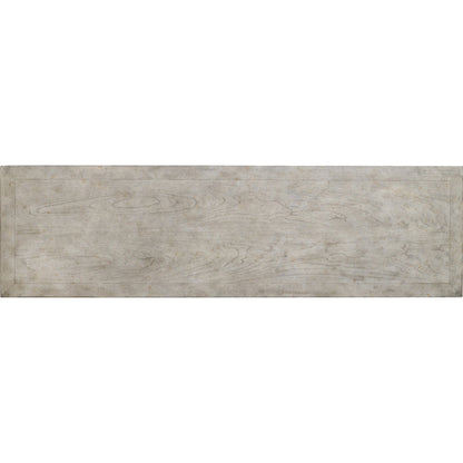 Diamante Console by Hooker Furniture in light wood. Made from cherry veneers with antique mirror in a modern style.