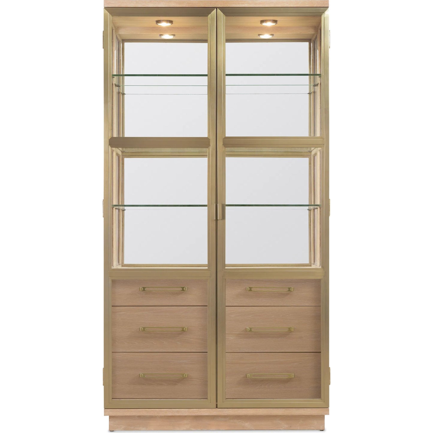 003 SI-2333048 | Additional Silo | Banyon Bay Display Cabinet by Hooker Furniture in light wood. Made from unique in a transitional style.
