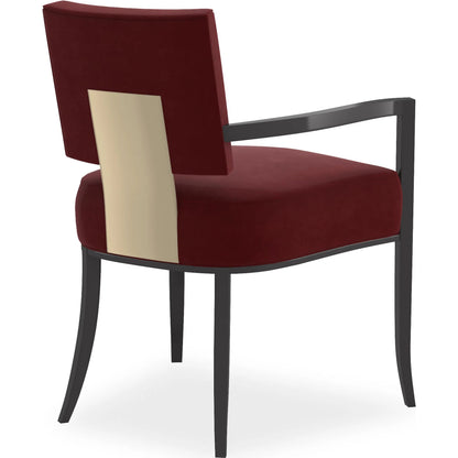 Reserved Seating Arm Chair by Caracole. Made from unique in a transitional style.