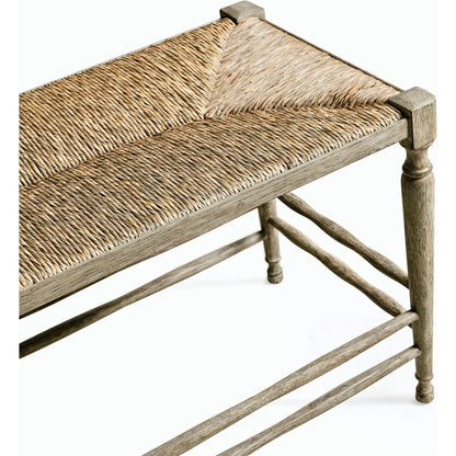 William Yeoward Bodiam Grey Oak Bench by Jonathan Charles in greyed oak. Made from oak in a cottage & farmhouse style.