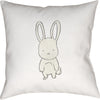 Beige, White / NUR-005 / 18" x 18"