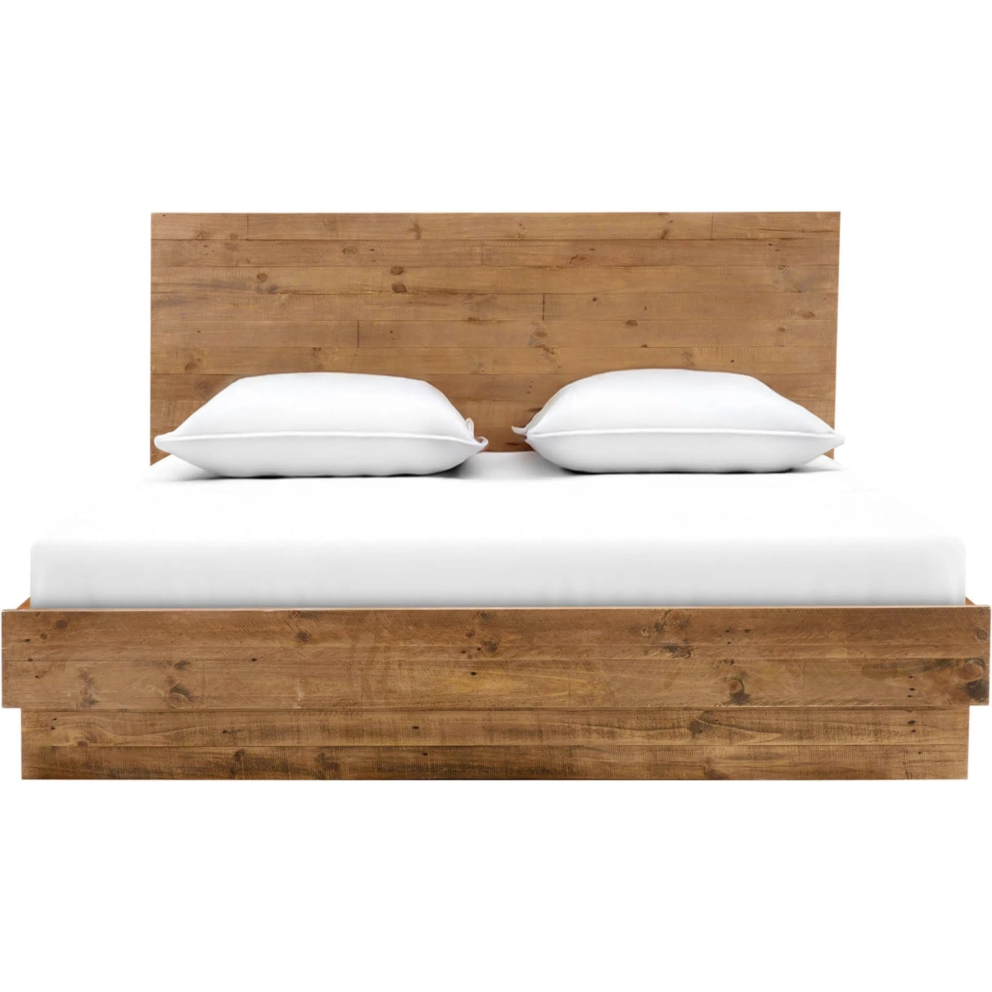 Nevada Bed by LH Imports in dark driftwood. Made from reclaimed pine, plywood in a modern style.