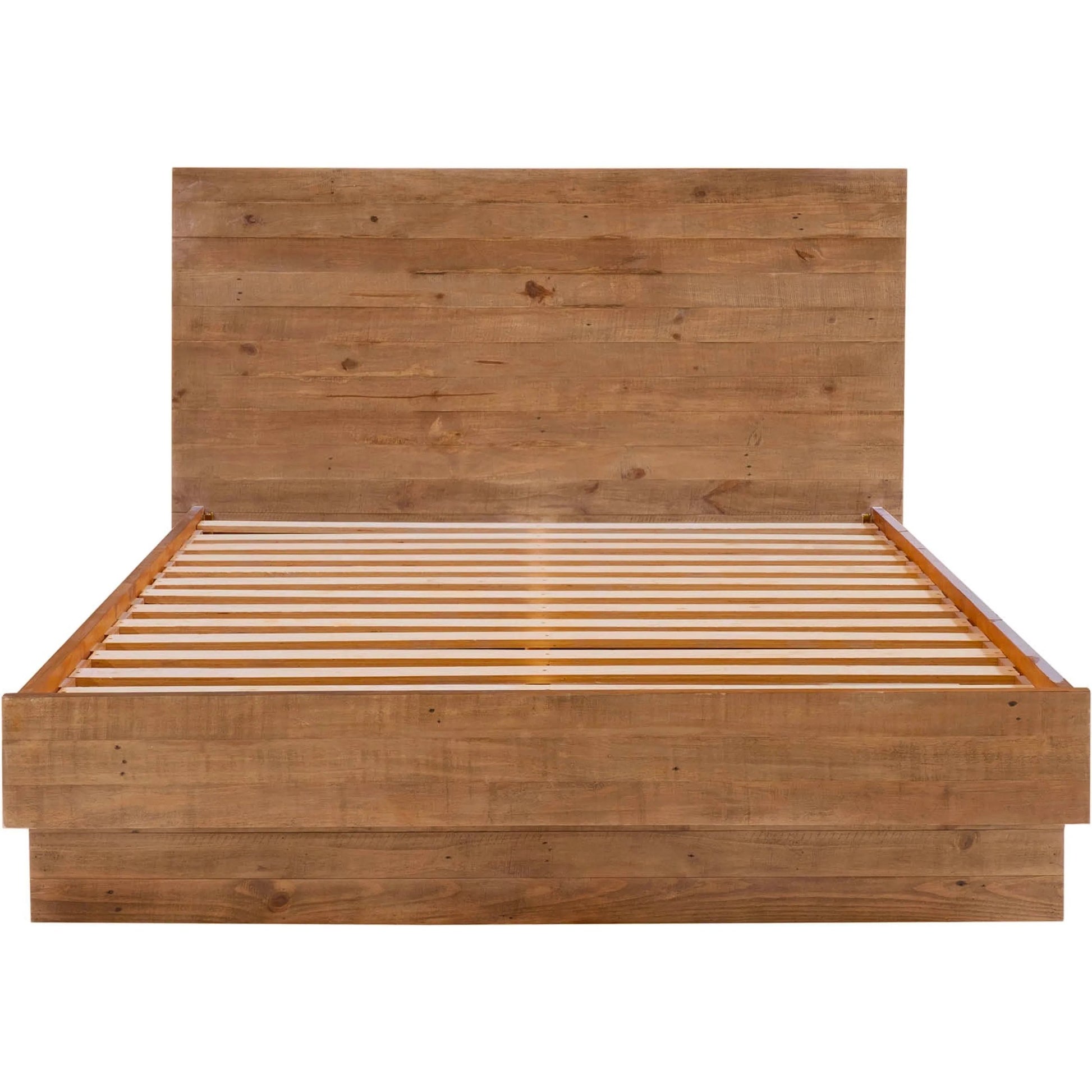 Nevada Bed by LH Imports in dark driftwood. Made from reclaimed pine, plywood in a modern style.
