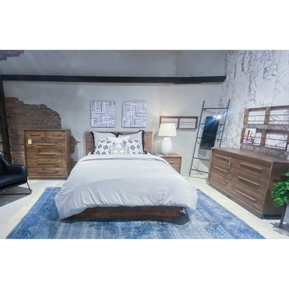 Nevada Chest by LH Imports in dark driftwood. Made from reclaimed pine in a coastal style.