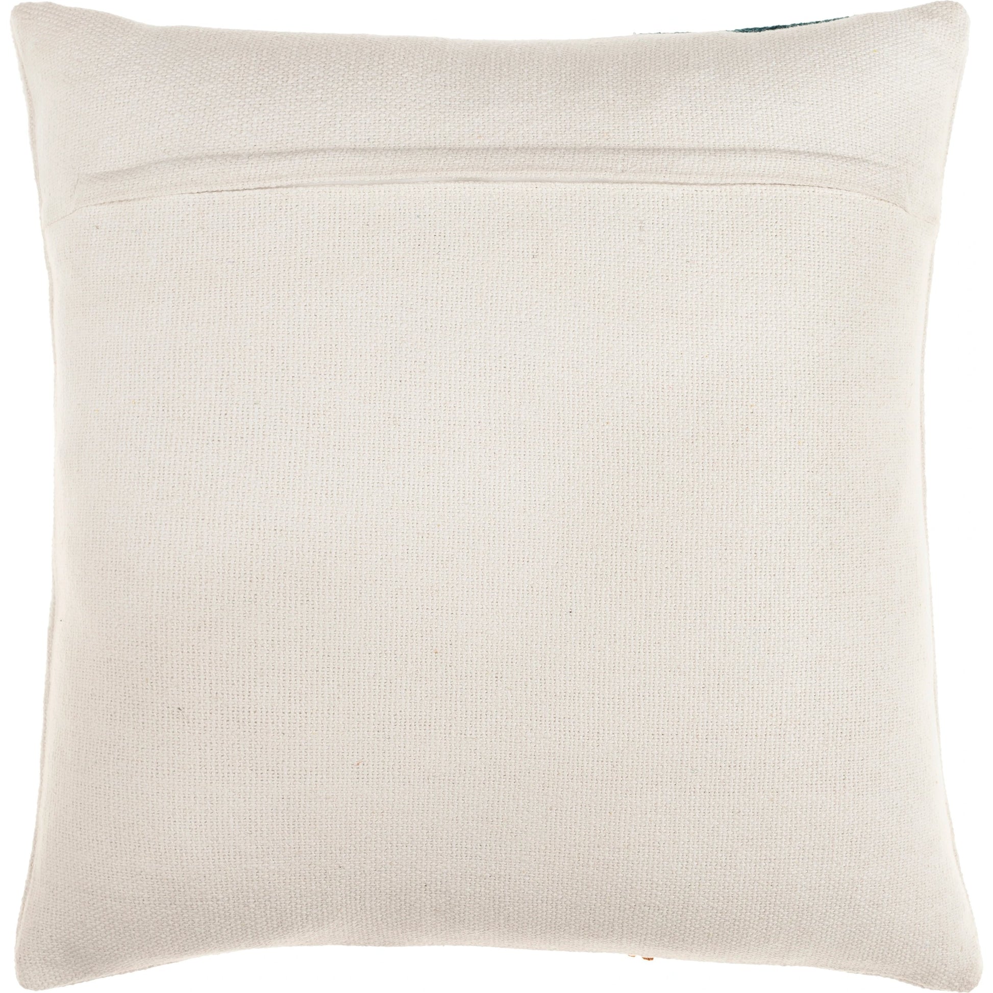 Novel Pillow - 28696 by Surya in cream, deep teal, beige, rust, mustard. Made from 100% cotton in a eclectic & global style.