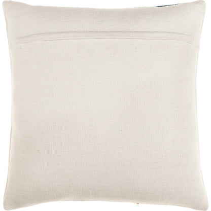 Novel Pillow - 28696 by Surya in cream, deep teal, beige, rust, mustard. Made from 100% cotton in a eclectic & global style.