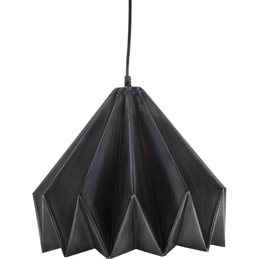 Novara Ceiling Light - 24115 by Surya in light gray, black and black. Made from metal in a modern style.