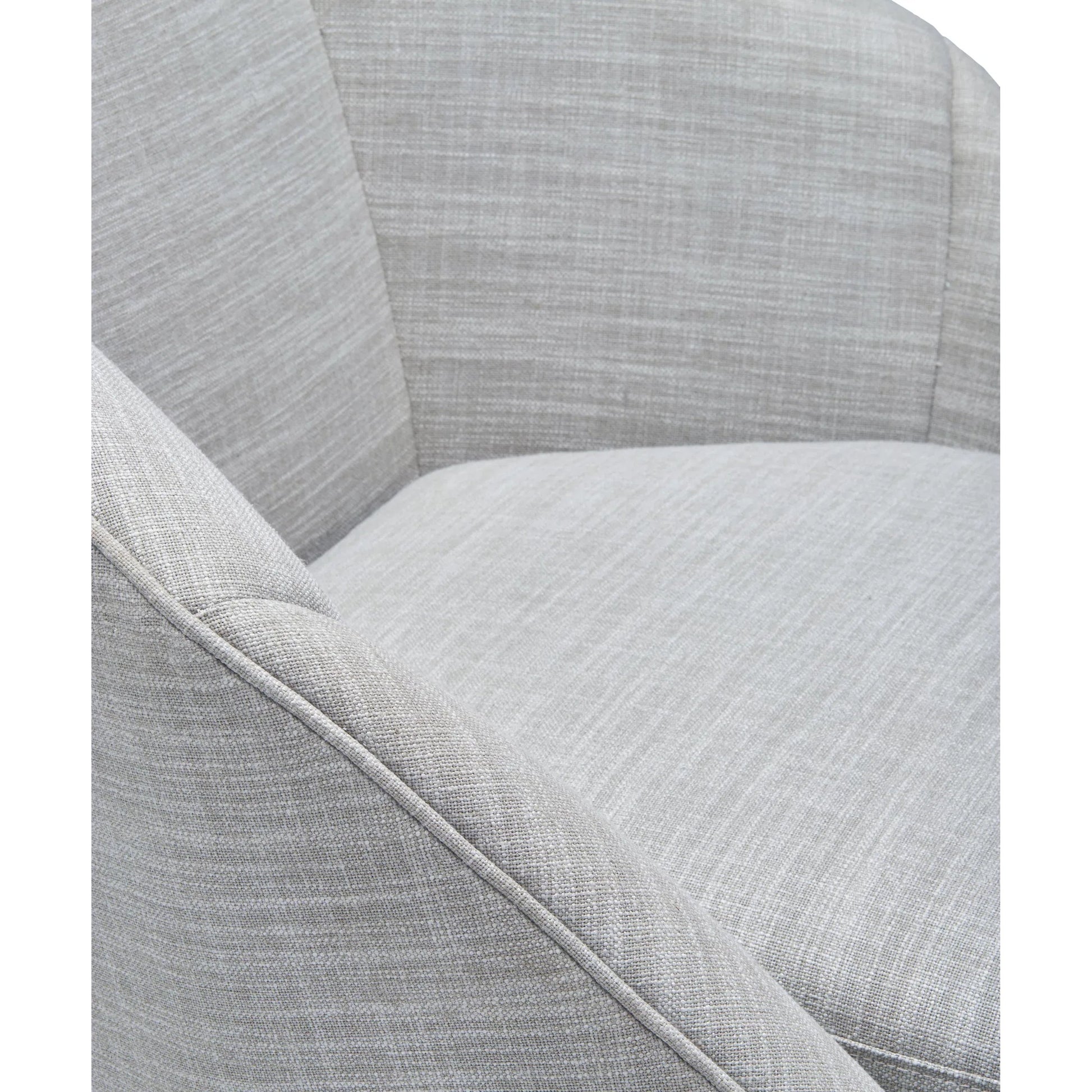 Neve Armchair - 539351 by Surya in base: black and painted. Made from polyester, linen, poplar, plywood, rubber wood, polyurethane foam, dacron in a modern style.