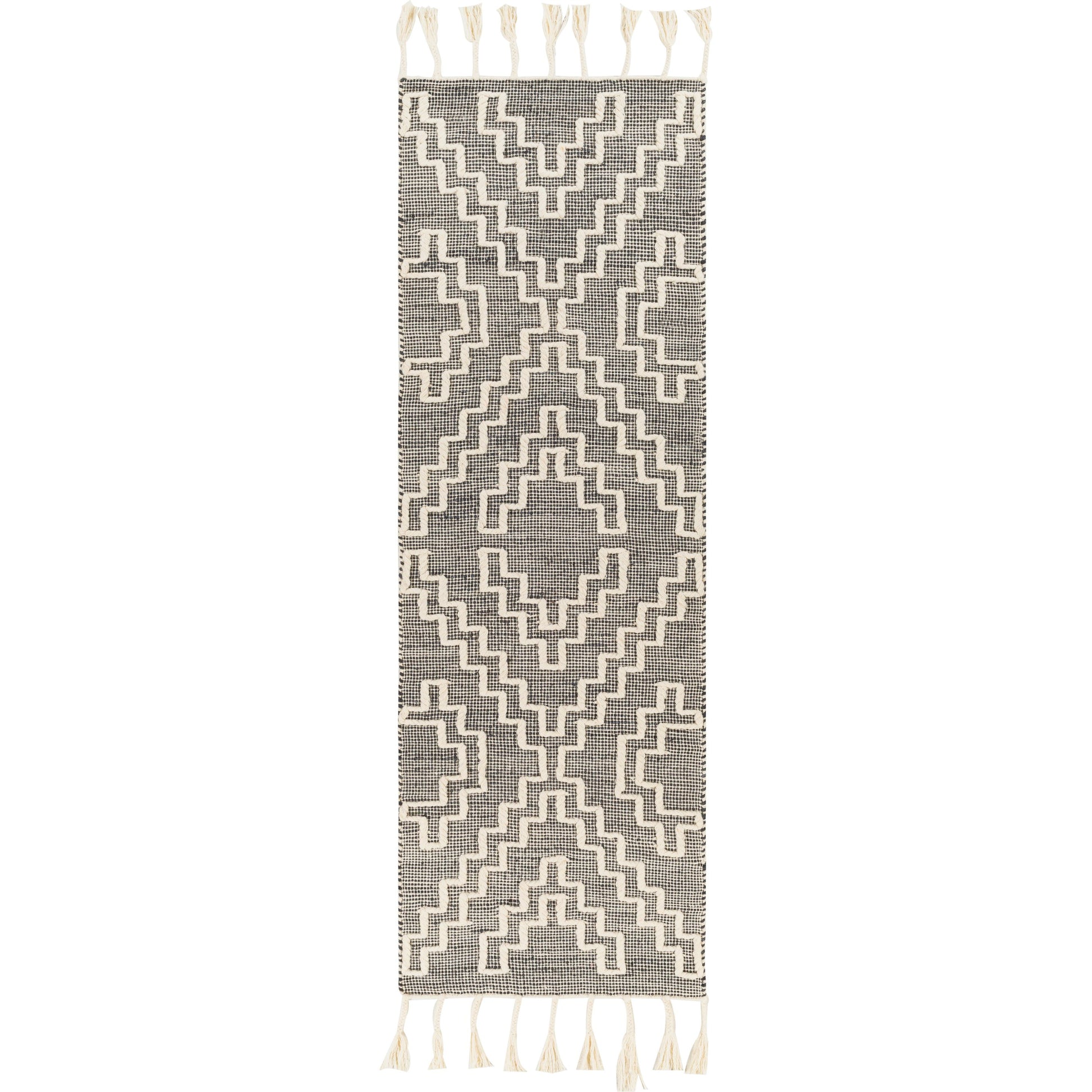 Norwood Rug - 27917 by Livabliss in charcoal, cream. Made from 60% jute, 40% wool in a unique style.