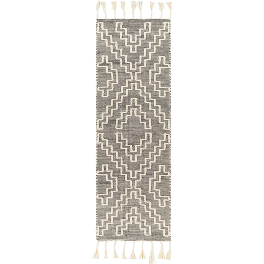 Norwood Rug - 27917 by Surya in charcoal, cream. Made from 60% jute, 40% wool in a unique style.