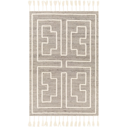 Norwood Rug - 27918 by Livabliss in charcoal, cream. Made from 60% jute, 40% wool in a unique style.