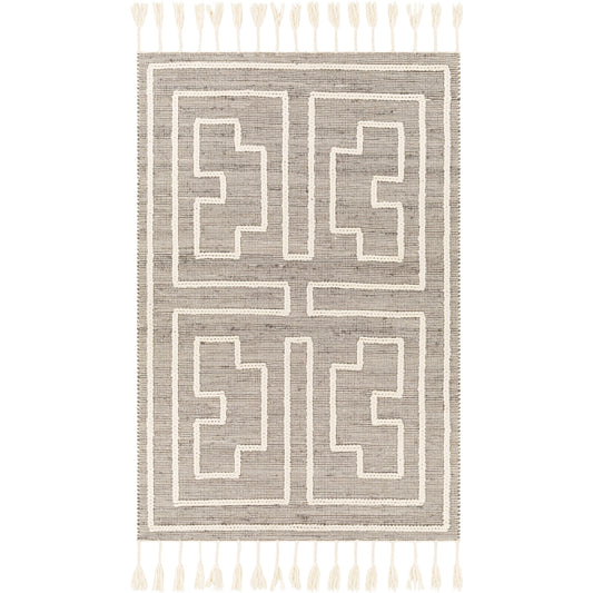 Norwood Rug - 27918 by Livabliss in charcoal, cream. Made from 60% jute, 40% wool in a unique style.