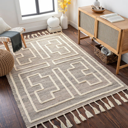 Norwood Rug - 27918 by Livabliss in charcoal, cream. Made from 60% jute, 40% wool in a unique style.