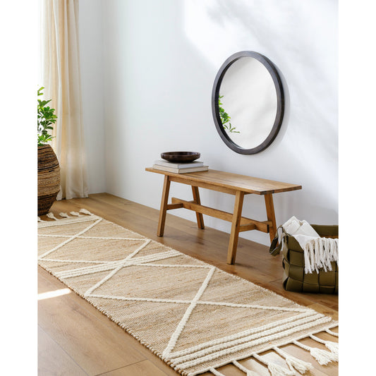 Norwood NWD-2304 Rug by Livabliss in tan, cream. Made from 60% jute, 40% wool in a unique style.