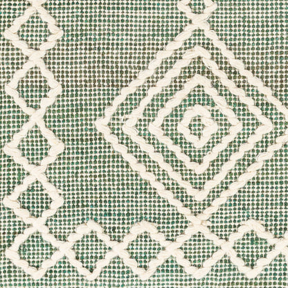 Norwood Rug - 27921 by Livabliss in medium green, cream. Made from 60% jute, 40% wool in a unique style.