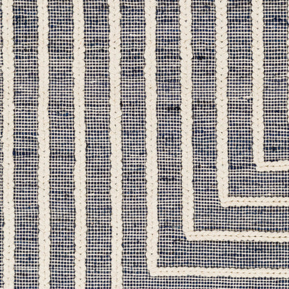 Norwood Rug - 27922 by Livabliss in ink blue, cream. Made from 60% jute, 40% wool in a unique style.