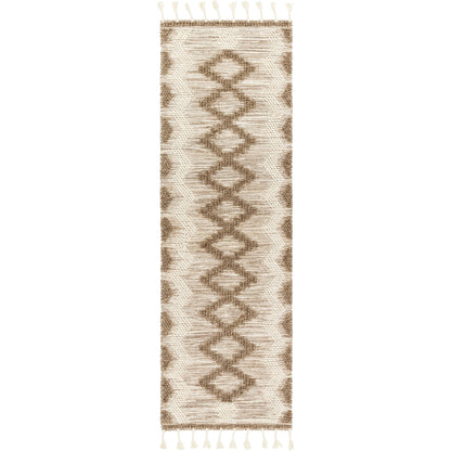 Norwood Rug - 30394 by Livabliss in olive, cream. Made from 100% wool in a unique style.