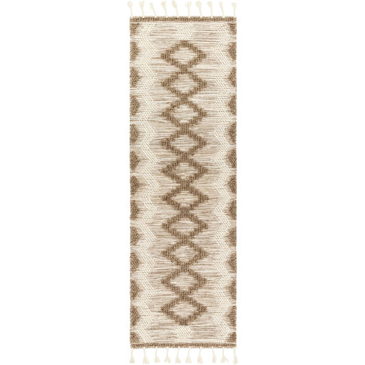 Norwood Rug - 30394 by Livabliss in tan, white. Made from 100% wool in a unique style.