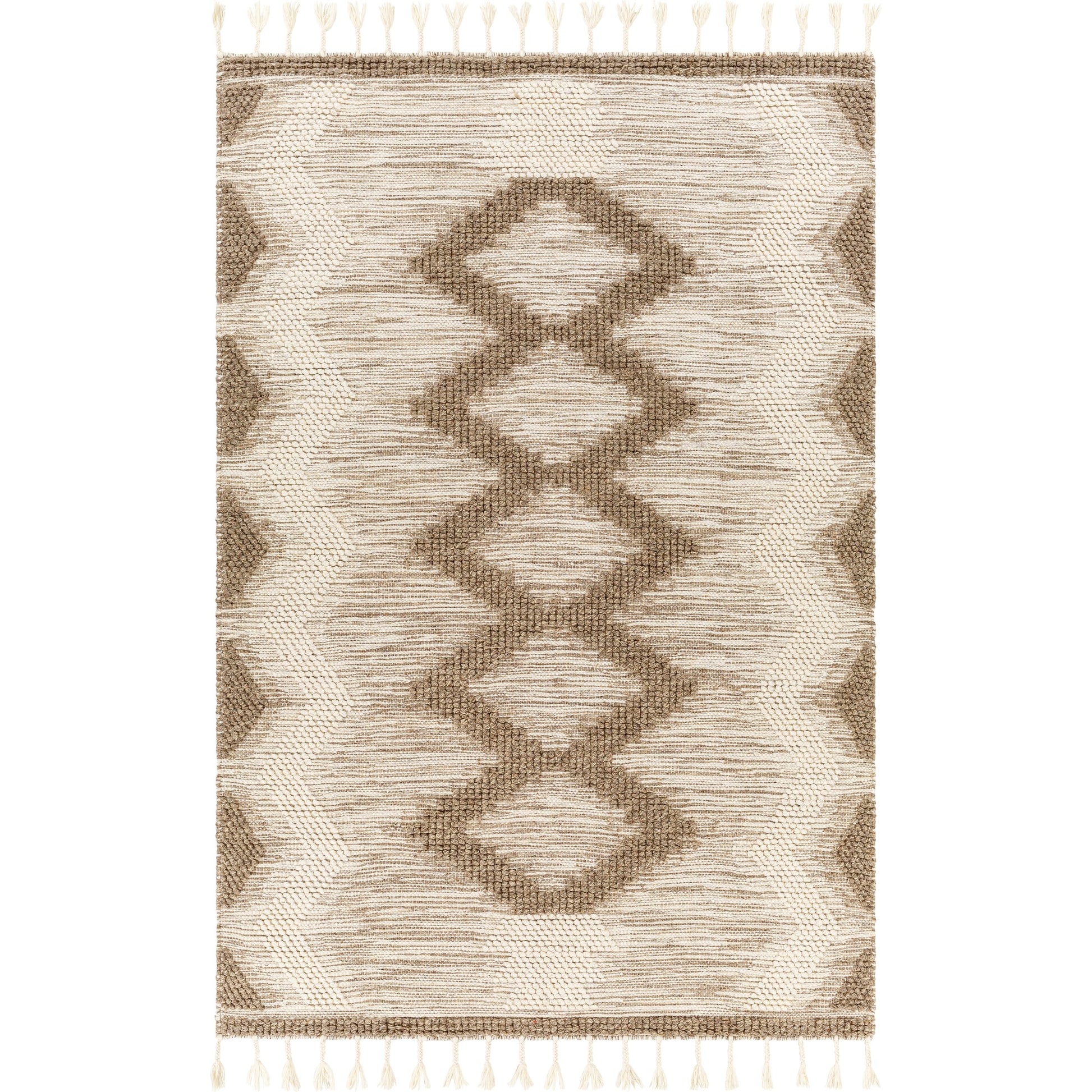 Norwood Rug - 30394 by Livabliss in olive, cream. Made from 100% wool in a unique style.